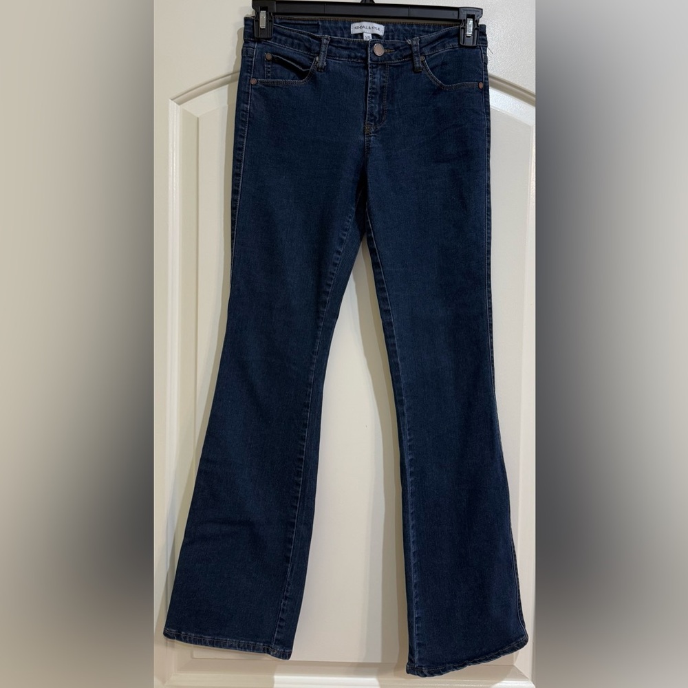 Kendall & Kylie Dark Blue Flare Jeans